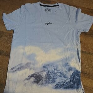 Hollister Light Blue Mountain Tee